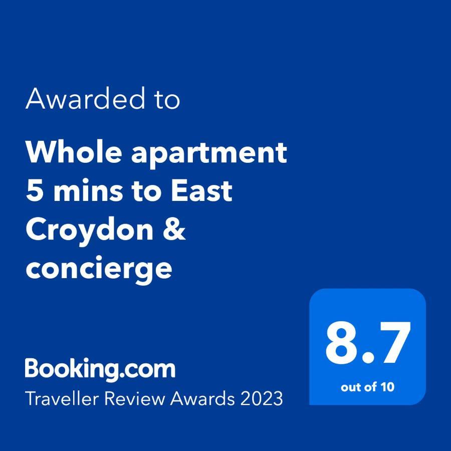 Whole Apartment 5 Mins To East Croydon & Concierge Londýn Exteriér fotografie